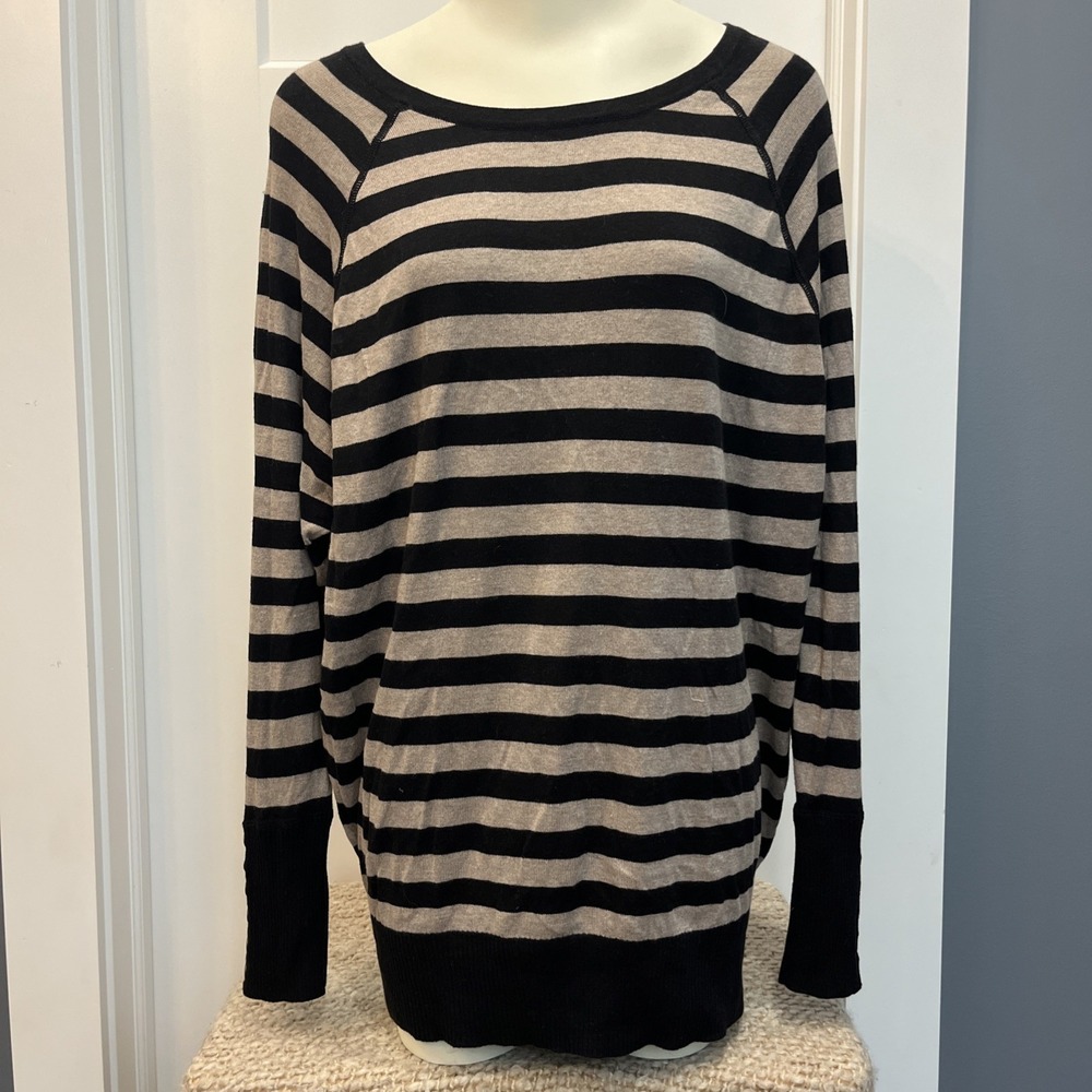 Ruby Moon Women's Pullover Knit Sweater Button Back Metal Cotton Blend Size XL